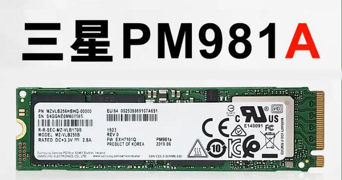 三星pm981a參數(shù)